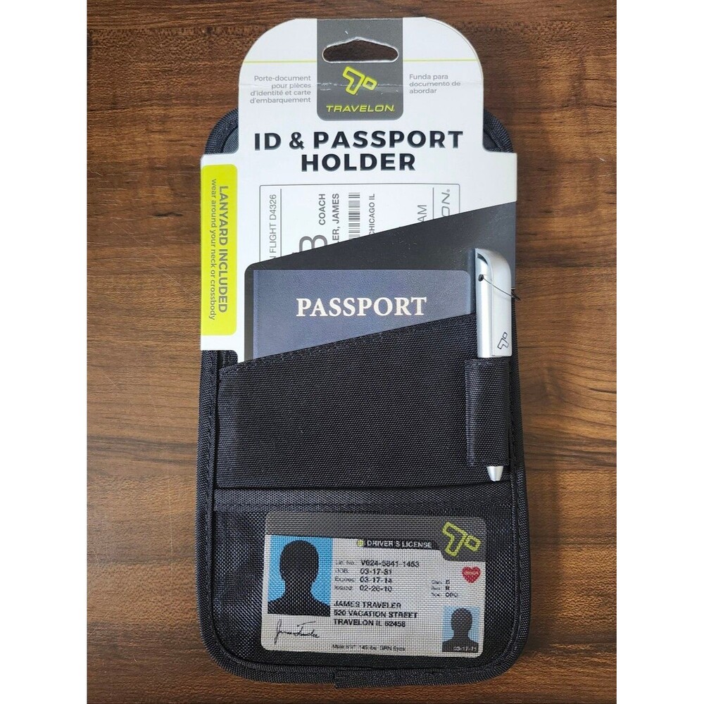 Travelon ID & Passport Holder Wallet NWT